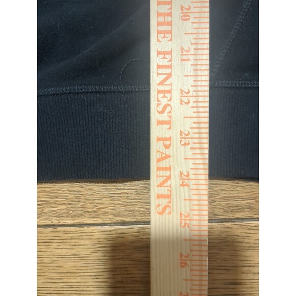 Sweaty Betty Sweatshirt XS After Class Longline Black Side Slit Top - Picture 8 of 8